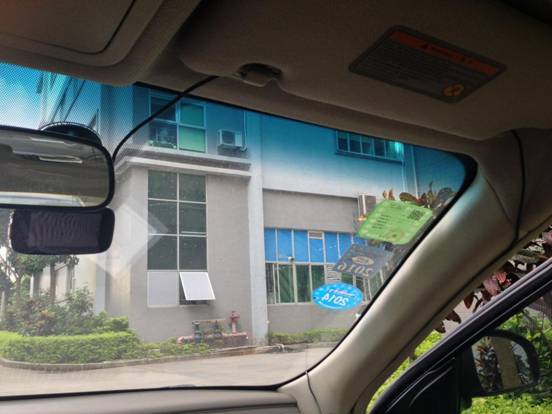 大智G320極清行車記錄儀真機裝車實拍